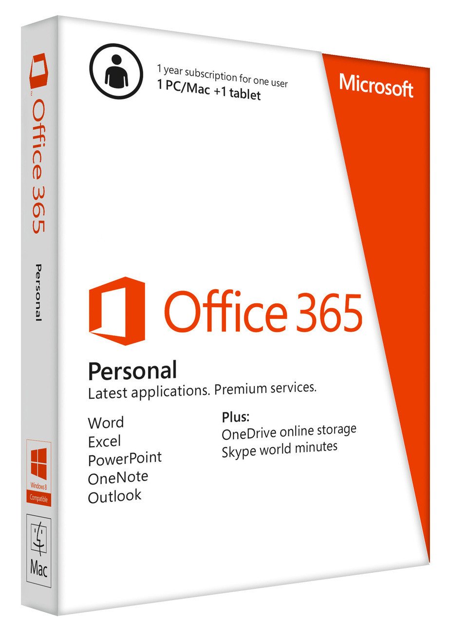 Microsoft 365 Personal 1 Year Retail Box