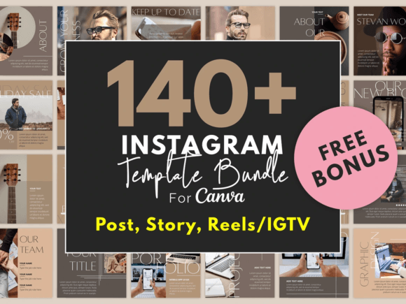Instagram Boost Bundle Canva Bundle
