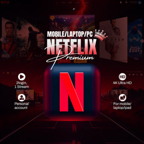 Netflix Subscription (Mobile/PC/Laptop)