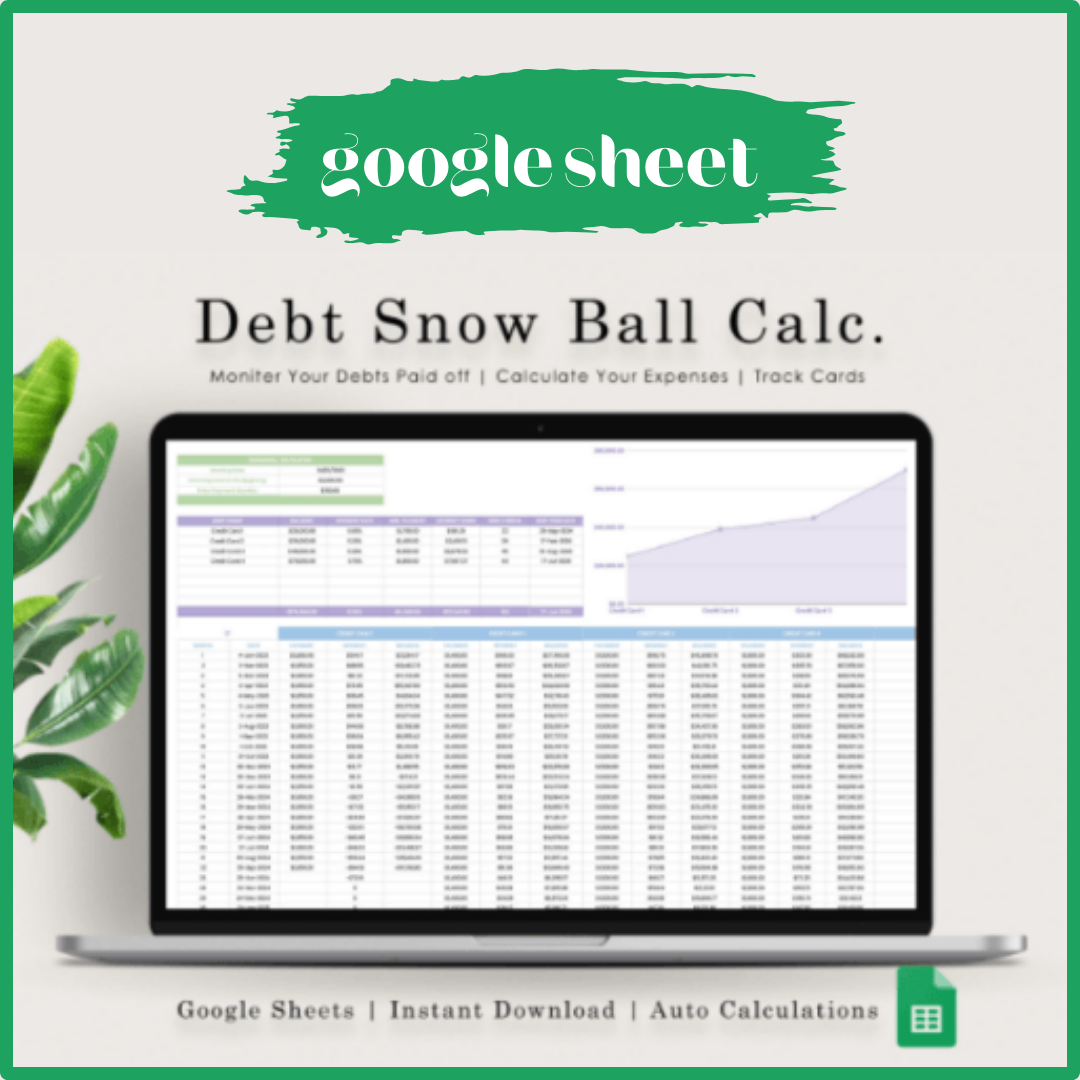 Debt Snow Ball Calculator