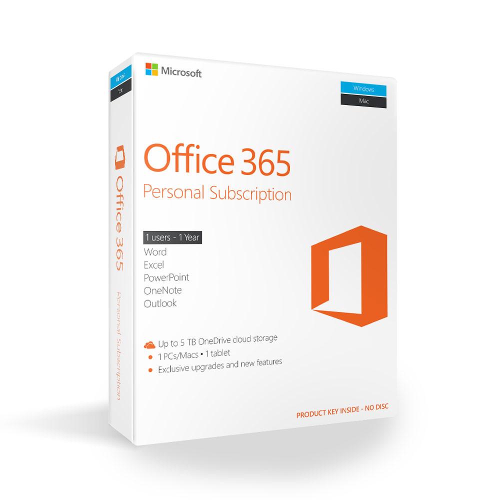 Microsoft 365 Personal 1 Year Retail Box