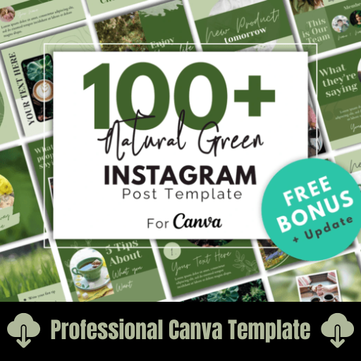 Natural Green Instagram Template