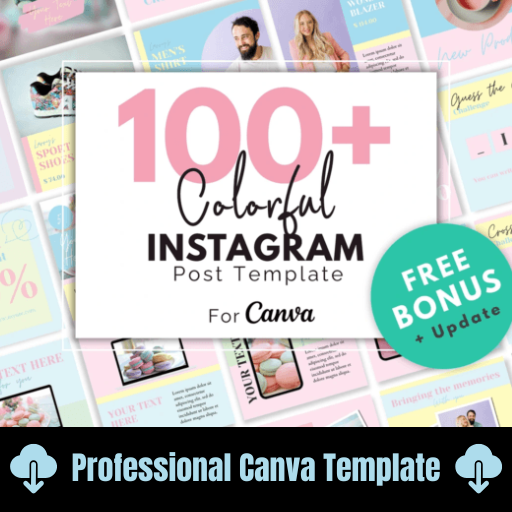 Colorful Instagram Canva Template